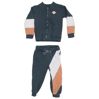 Loungewear (Blauw, Wit, Bruin) van Dirkje Katoen, Elastaan