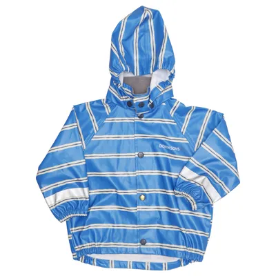 Rain jacket (Blue, White) from Didriksons 1913 Polyester, Polyurethane