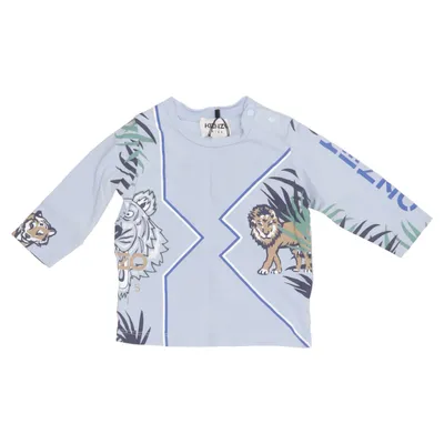 T-shirt (Blue, Multicolored) from Kenzo Kids Cotton
