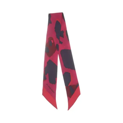 Halsdoek (Roze, Meerkleurig) van Burberry Zijde