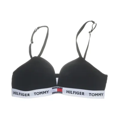 Bralette (Black, White) from Tommy Hilfiger Cotton, Elastane