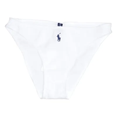 Bikini bottom (White) from Polo Ralph Lauren Cotton, Elastane