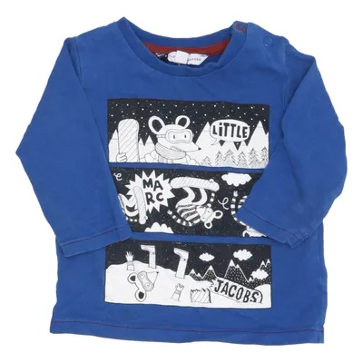 T-shirt à manches longues (Bleu) de Little Marc Jacobs Coton, Élasthane
