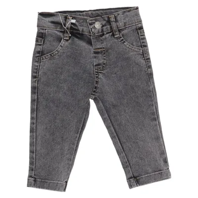 Jeans (Grå) från Concept Bomull, Elastan