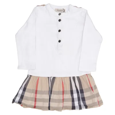 Dress (White, Beige, Multicolored) from Burberry Cotton