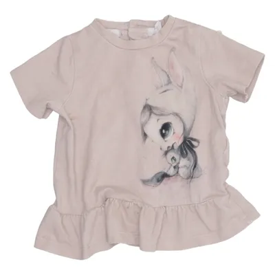 Top (Beige, Flerfarvet) fra Mrs Mighetto x H&M Bomuld, Elastan