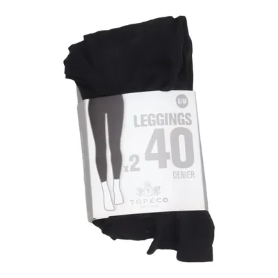 Legging (Noir) de Topeco Élasthane, Polyamide