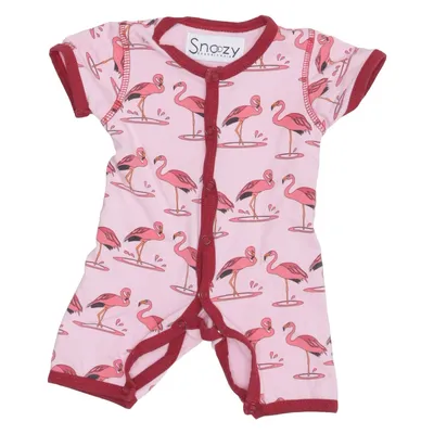 Barboteuse (Rose) de Snoozy Coton, Élasthane