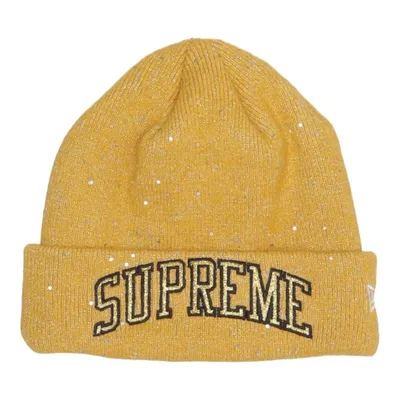 Beaniehue (Gul) fra Supreme x New Era Akryl, Elastan, Polyester