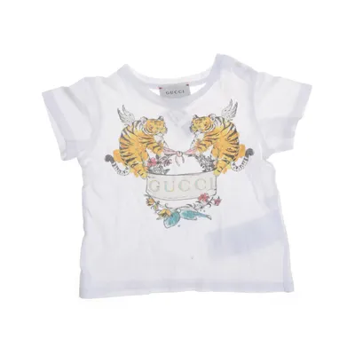 T-shirt (Wit, Meerkleurig) van Gucci