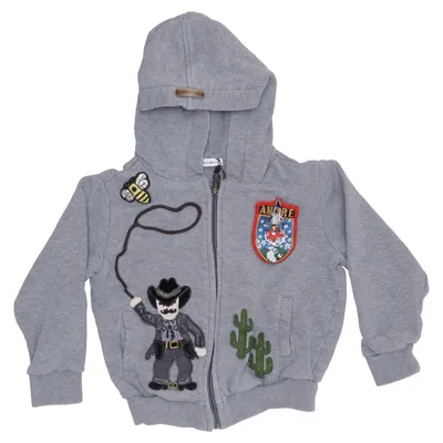 Capuchon sweater (Grijs) van Dolce & Gabbana Acetaat, Katoen, Polyester, Viscose, Wol