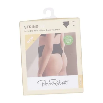 String (Invisible Microfiber High Waisted) von Pierre Robert Elasthan, Recyceltes Polyester