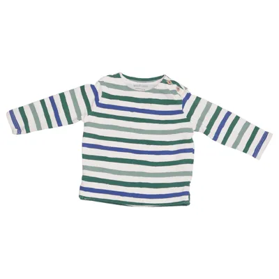 T-shirt à manches longues (Blanc, Vert, Bleu) de Bout'chou Coton biologique
