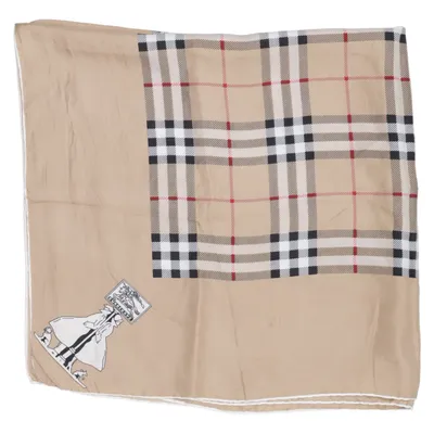 Silketørklæde (Beige) fra Burberry