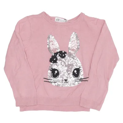 Sweater (Pink, Multicolored) from H&M Kids Cotton