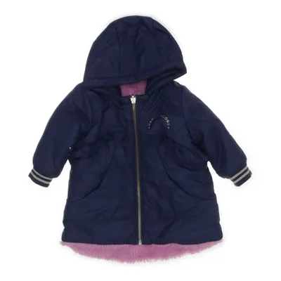 Vinterjacka (Blå, Rosa) från Little Marc Jacobs Pälsimitation, Polyester