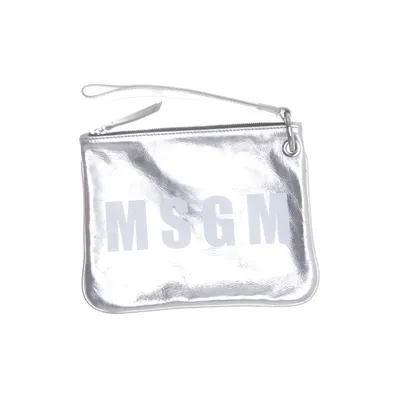 Kuvertväska (Silverfärgad) från MSGM Skinn