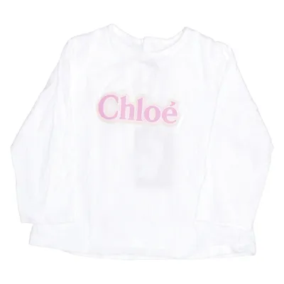 Lange mouwen shirt (Wit, Roze) van Chloé