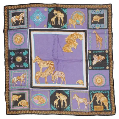 Scarf (Lila, Flerfärgad) från Versace