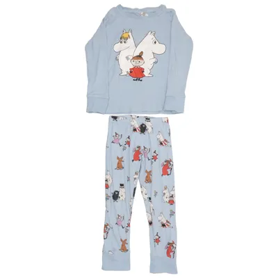 Pajamas (Blue, Multicolored) from Moomin by Lindex Cotton