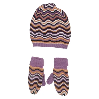Accessory set (Lilla, Flerfarvet) fra Missoni Bomuld, Viscose