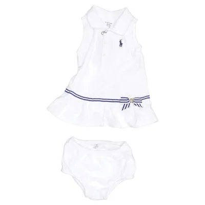 Robe polo (Blanc) de Ralph Lauren Coton