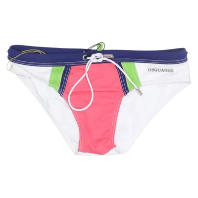 Badbyxor (Vit, Flerfärgad) från Dsquared2 Elastan, Polyamid