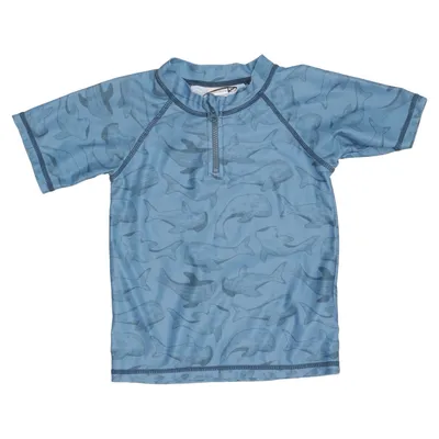 T-shirt de natation (Bleu) de Little Dutch Élasthane, Polyester recyclé