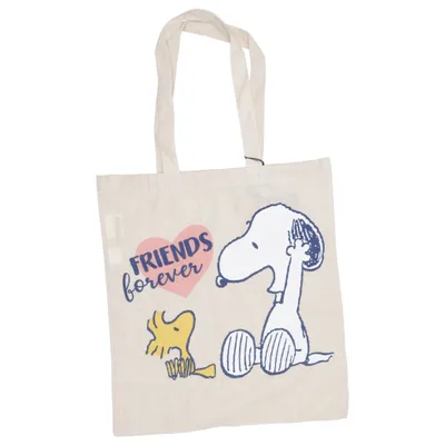 Sac en toile (Beige, Multicolore) de Peanuts Coton