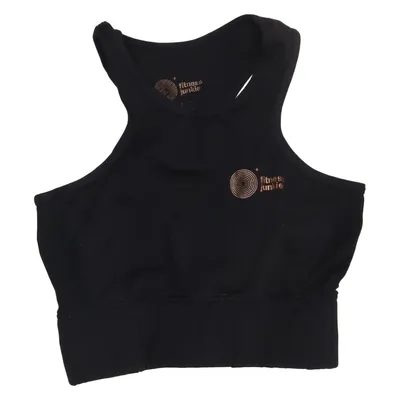 Sports bra (Black) from Fitness Junkie Elastane, Polyamide