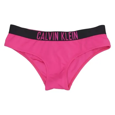 Bikini broekje (Roze, Zwart) van Calvin Klein Swimwear Elastaan, Polyamide