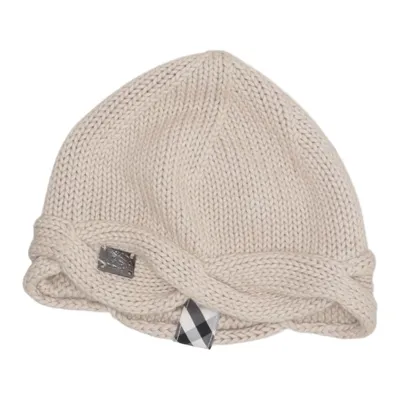 Beanie (Beige) van Burberry Angora, Katoen