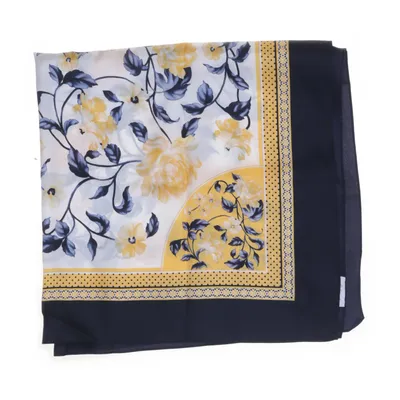 Scarf (Gul, Flerfärgad) från Atelier Creation Silke, Ull