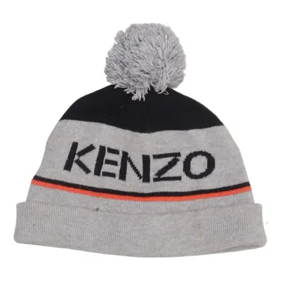 Pompon muts (Grijs, Zwart, Meerkleurig) van Kenzo Kids Katoen, Polyester