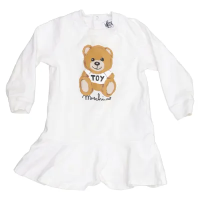 Dress (White) from Moschino Baby Cotton, Elastane