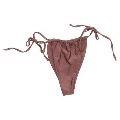 Bikini broekje (Bruin) van Bik Bok Swimwear Elastaan, Polyamide, Polyester