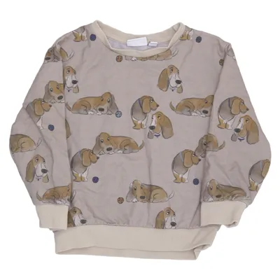 Sweatshirt (Beige, Bruin) van Name It Organisch katoen, Polyester
