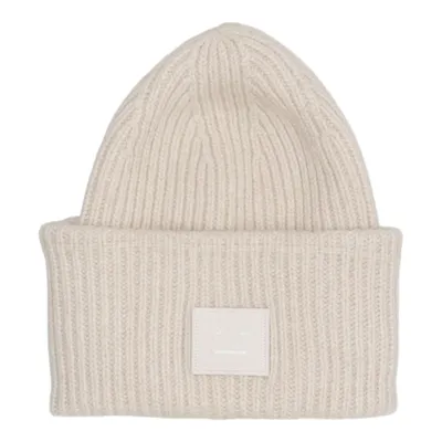 Beanie-Mütze (Beige) von Acne Studios Wolle