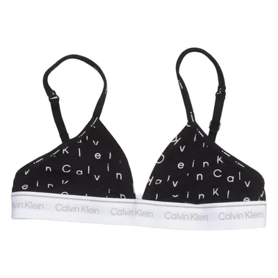 Bralette (Schwarz, Weiß) von Calvin Klein Baumwolle, Elasthan, Modal
