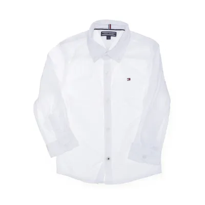 Skjorta (Vit) från Tommy Hilfiger Bomull, Elastan