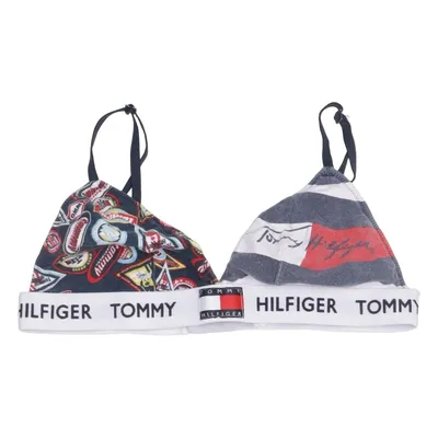 Bralette (Blauw, Wit, Meerkleurig) van Tommy Hilfiger Katoen, Elastaan
