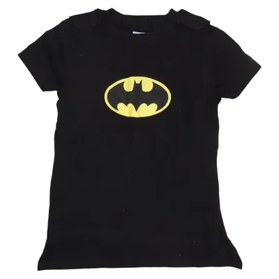 T-shirt (Zwart, Geel) van Batman Katoen