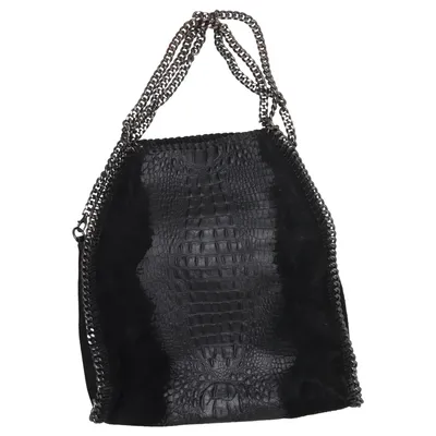 Shoulder-bag (Black) from Lavorazione Artigianale Leather