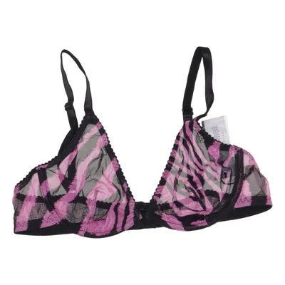 Bra (Black, Pink) from Roberto Cavalli Elastane, Polyamide