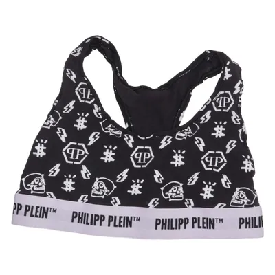 Sport-BH (Svart, Vit) från Philipp Plein Bomull, Elastan