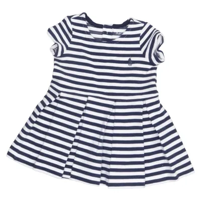 Robe (Bleu, Blanc) de Ralph Lauren Coton, Élasthane, Polyester