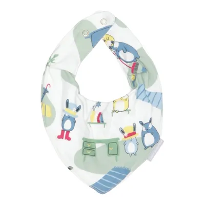 Dribble bib (White, Multicolored) from Polarn O. Pyret