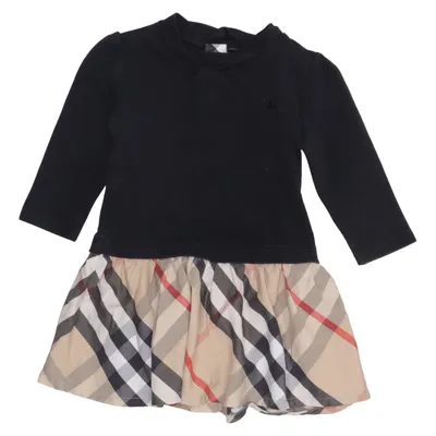 Robe (Noir, Beige) de Burberry Coton