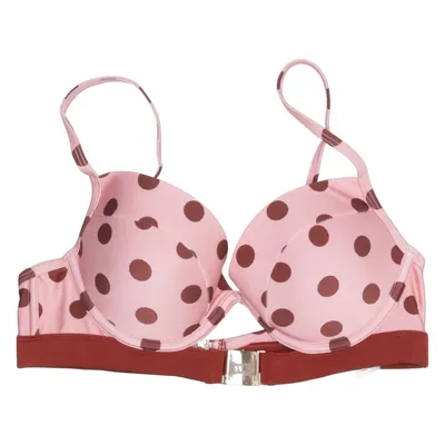 Bikini top (Pink, Brun) fra River Island Elastan, Nylon, Polyester