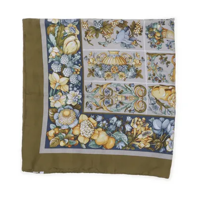 Sjal (Grön, Flerfärgad) från Loewe Silke